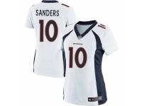 Women's Nike Denver Broncos #10 Emmanuel Sanders Game White NFL Jersey