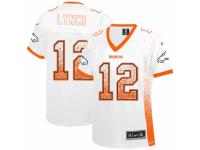 Women's Nike Denver Broncos #12 Paxton Lynch Limited White Drift Fashion NFL Jersey