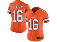 Women's Nike Denver Broncos #16 Bennie Fowler Limited Orange Rush NFL Jersey