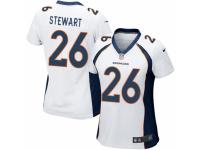 Women's Nike Denver Broncos #26 Darian Stewart Game White NFL Jersey