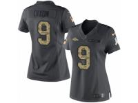 Women's Nike Denver Broncos #9 Riley Dixon Limited Black 2016 Salute to Service NFL Jersey