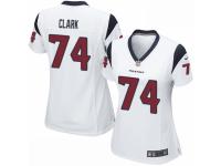 Women's Nike Houston Texans #74 Chris Clark Game White NFL Jersey