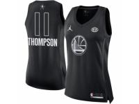 Women's Nike Jordan Golden State Warriors #11 Klay Thompson Swingman Black 2018 All-Star Game NBA Jersey