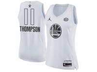 Women's Nike Jordan Golden State Warriors #11 Klay Thompson Swingman White 2018 All-Star Game NBA Jersey