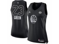 Women's Nike Jordan Golden State Warriors #23 Draymond Green Swingman Black 2018 All-Star Game NBA Jersey