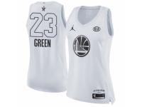 Women's Nike Jordan Golden State Warriors #23 Draymond Green Swingman White 2018 All-Star Game NBA Jersey