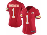 Women's Nike Kansas City Chiefs #1 Leon Sandcastle Limited Red Rush NFL Jersey