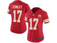 Women's Nike Kansas City Chiefs #17 Chris Conley Limited Red Rush NFL Jersey