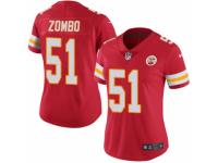 Women's Nike Kansas City Chiefs #51 Frank Zombo Limited Red Rush NFL Jersey