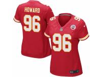 Women's Nike Kansas City Chiefs #96 Jaye Howard Game Red Team Color NFL Jersey