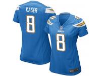 Women's Nike Los Angeles Chargers #8 Drew Kaser Game Electric Blue Alternate NFL Jersey