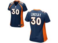 Women's Nike Navy Blue Denver Broncos #30 Phillip Lindsay Game Jersey