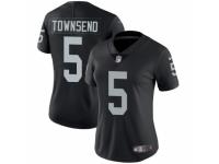 Women's Nike Oakland Raiders #5 Johnny Townsend Black Team Color Vapor Untouchable Limited Player NFL Jersey
