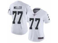 Women's Nike Oakland Raiders #77 Kolton Miller White Vapor Untouchable Limitied Player NFL Jersey