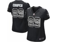 Women's Nike Oakland Raiders #89 Amari Cooper Limited Black Strobe NFL Jersey