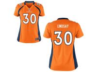 Women's Nike Orange Denver Broncos #30 Phillip Lindsay Game Jersey