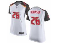 Women's Nike Tampa Bay Buccaneers #26 Josh Robinson Game White NFL Jersey