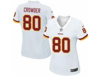 Women's Nike Washington Redskins #80 Jamison Crowder Game White NFL Jersey