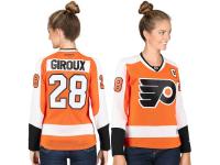 Women's Philadelphia Flyers Claude Giroux Reebok Orange-White Home Premier Jersey