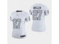 Women's Raiders #27 Trayvon Mullen 2019 NFL Draft Color Rush Legend Jersey - White