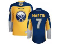 Women's Reebok Buffalo Sabres #7 Rick Martin Authentic Gold Third NHL Jersey