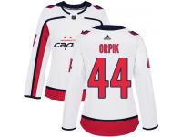 Women's Reebok Washington Capitals #44 Brooks Orpik White Away NHL Jersey