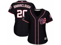 Women's Washington Nationals #20 Kyle Barraclough Navy Blue Alternate 2 Cool Base 2019 World Series Champions Baseball Jersey