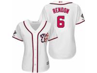 Women's Washington Nationals #6 Anthony Rendon White Home Cool Base 2019 World Series Champions Baseball Jersey