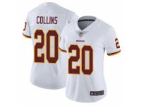 Women's Washington Redskins #20 Landon Collins White Vapor Untouchable Limited Player Football Jersey