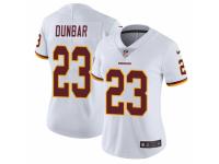 Women's Washington Redskins #23 Quinton Dunbar White Vapor Untouchable Limited Player Football Jersey