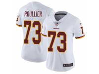 Women's Washington Redskins #73 Chase Roullier White Vapor Untouchable Limited Player Football Jersey