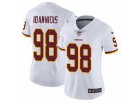 Women's Washington Redskins #98 Matt Ioannidis White Vapor Untouchable Limited Player Football Jersey