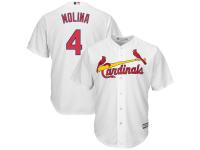 Yadier Molina #4 St. Louis Cardinals Majestic Big & Tall Cool Base Player Jersey - White