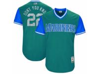 Youth 2017 Little League World Series Seattle Mariners #22 Robinson Cano Dont You Know Aqua Jersey