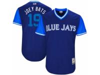 Youth 2017 Little League World Series Toronto Blue Jays #19 Jose Bautista Joey Bats Royal Jersey