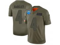 Youth #4 Limited Michael Badgley Camo Football Jersey Los Angeles Chargers 2019 Salute to Service