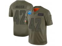 Youth #42 Limited Uchenna Nwosu Camo Football Jersey Los Angeles Chargers 2019 Salute to Service