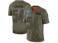 Youth #54 Limited Melvin Ingram Camo Football Jersey Los Angeles Chargers 2019 Salute to Service