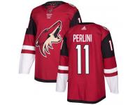 Youth Adidas Brendan Perlini Authentic Burgundy Red Home NHL Jersey Arizona Coyotes #11