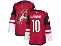 Youth Adidas Dale Hawerchuck Authentic Burgundy Red Home NHL Jersey Arizona Coyotes #10