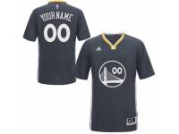 Youth Adidas Golden State Warriors Customized Swingman Black Alternate NBA Jersey