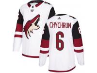 Youth Adidas Jakob Chychrun Authentic White Away NHL Jersey Arizona Coyotes #6