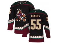 Youth Adidas Jason Demers Authentic Black Alternate NHL Jersey Arizona Coyotes #55