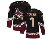 Youth Adidas Keith Tkachuk Authentic Black Alternate NHL Jersey Arizona Coyotes #7