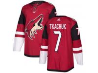 Youth Adidas Keith Tkachuk Authentic Burgundy Red Home NHL Jersey Arizona Coyotes #7