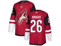 Youth Adidas Marcus Kruger Authentic Burgundy Red Home NHL Jersey Arizona Coyotes #26