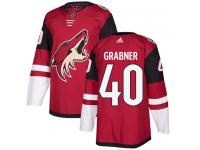 Youth Adidas Michael Grabner Authentic Burgundy Red Home NHL Jersey Arizona Coyotes #40