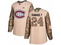Youth Adidas Montreal Canadiens #24 Phillip Danault Camo Veterans Day Practice NHL Jersey