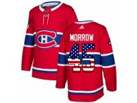 Youth Adidas Montreal Canadiens #45 Joe Morrow Red USA Flag Fashion NHL Jersey