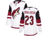 Youth Adidas Oliver Ekman-Larsson Authentic White Away NHL Jersey Arizona Coyotes #23